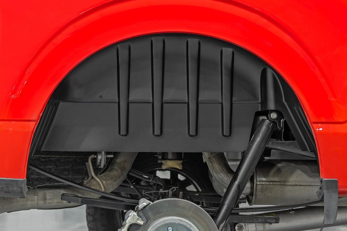 Ford F-150 Rear Wheel Well Liners - Rough Country - Black - '21-'23